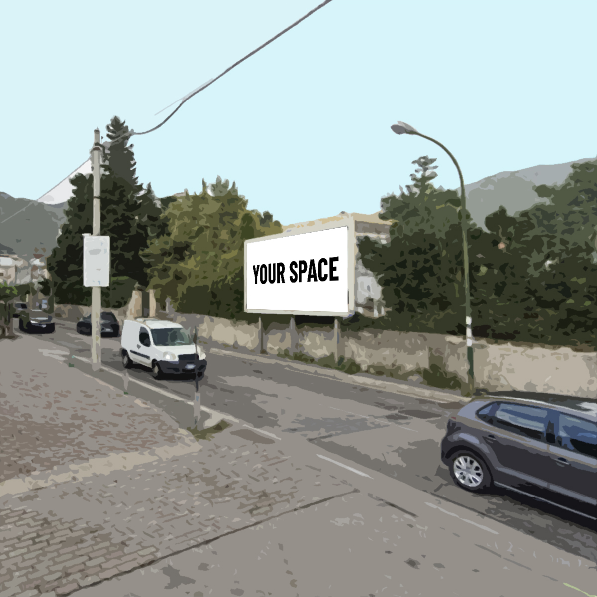 SPAZIO PUBBLICITARIO 600 x 300 Corso Italia (CARINI) Dal 19/10/2026 al 01/11/2026 14 giorni